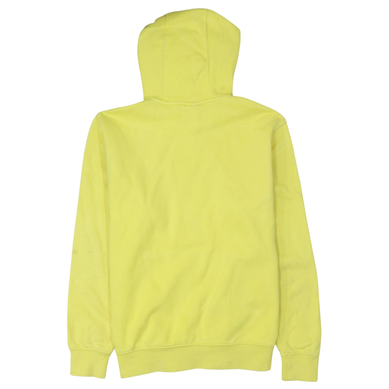 Nike Women's Yellow Pullover Hoodie Sweatshirt Size M Cotton Blend