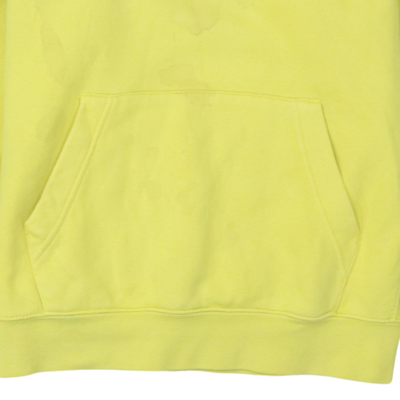 Nike Women's Yellow Pullover Hoodie Sweatshirt Size M Cotton Blend