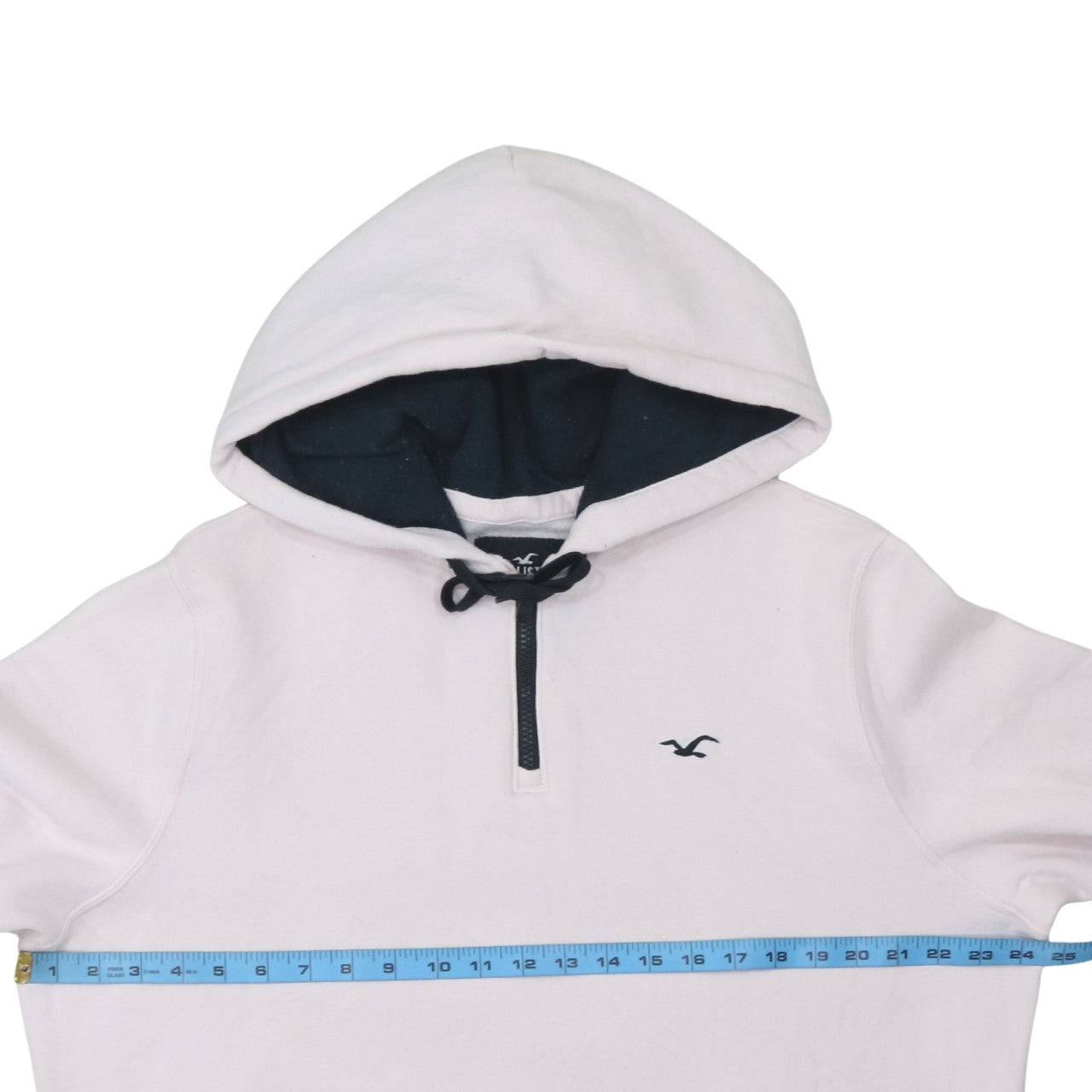 Hollister Women’s Pink Hoodie XL Pullover Drawstring Hooded Sweatshirt