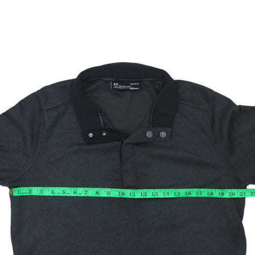 Under Armour Men’s Black Henley ColdGear Golf Sweatshirt Size L