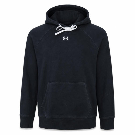 Under Armour Men's Black Pullover Hoodie Small Relaxed Fit Fleece