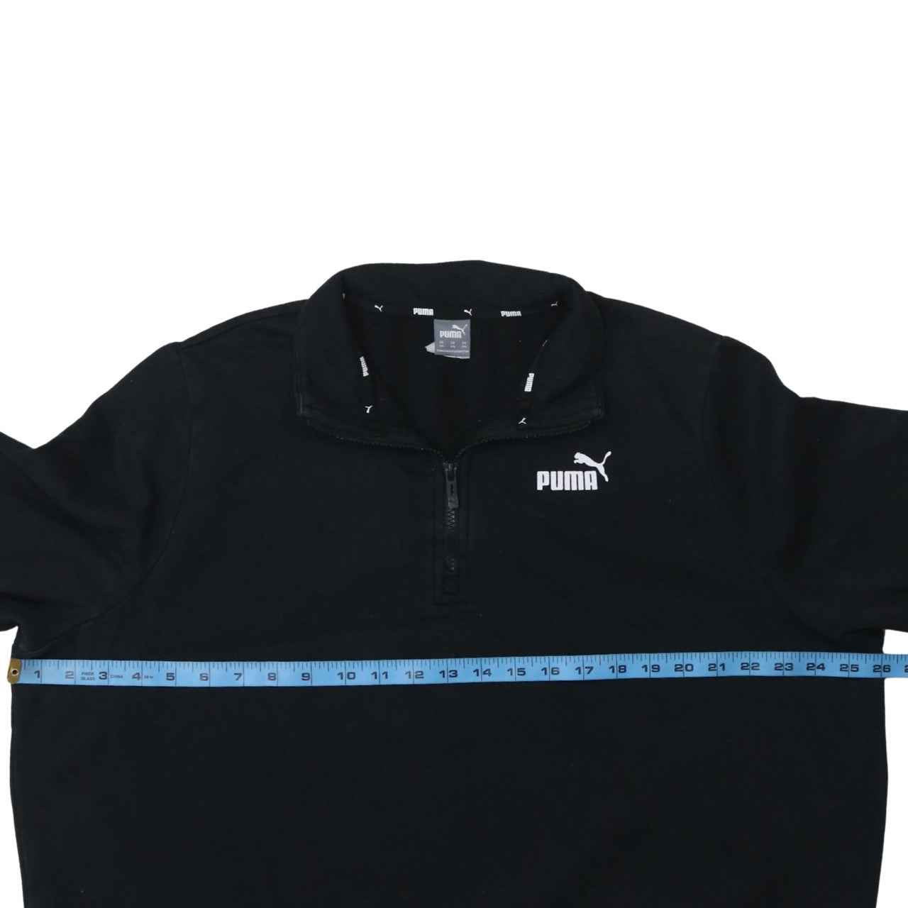 Puma Women’s Black 3XL 1/4 Zip Pullover Sweatshirt Fleece