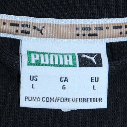 Additional view of Puma Men's Black L 1/4 Zip Fleece Sweatshirt