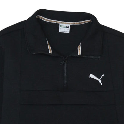 Additional view of Puma Men's Black L 1/4 Zip Fleece Sweatshirt
