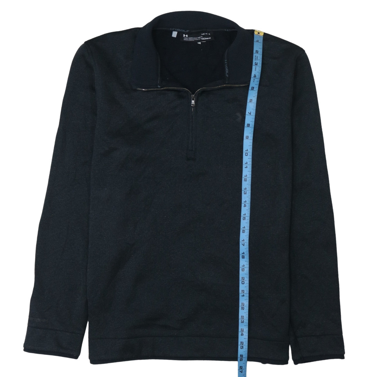 Under Armour Men's Black L Golf ColdGear 1/2 Zip Sweatshirt