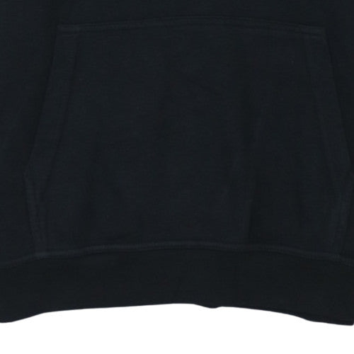 Nike Men's Black Pullover Hoodie S Regular Fit Logo Sweatshirt