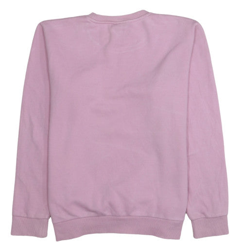 Ellesse Womens Pink Crew Neck Pullover Sweatshirt UK 12