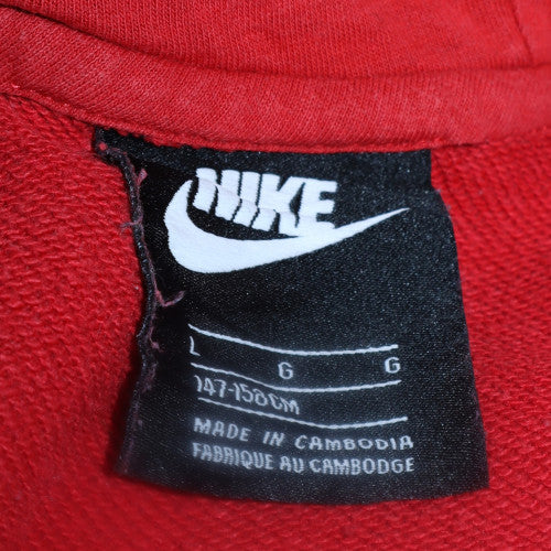 Nike Boys Red Blue Hooded Track Jacket 11-12 Years Full Zip Colourblock