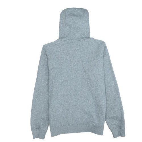 Nike Men's Grey Pullover Hoodie M Regular Fit Fleece Sweatshirt