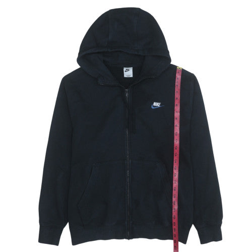 Nike Men's Black Full Zip Hoodie Size L Fleece Sportswear