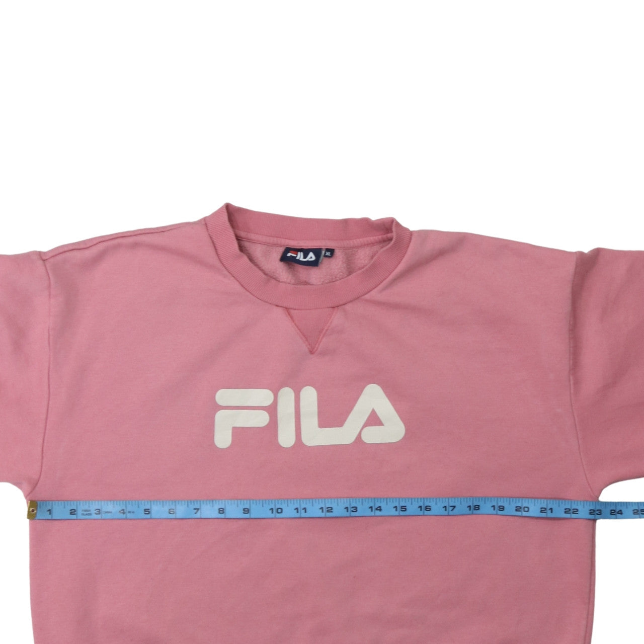 Fila Women’s Pink Logo Sweatshirt XL Pullover Crew Neck Casual