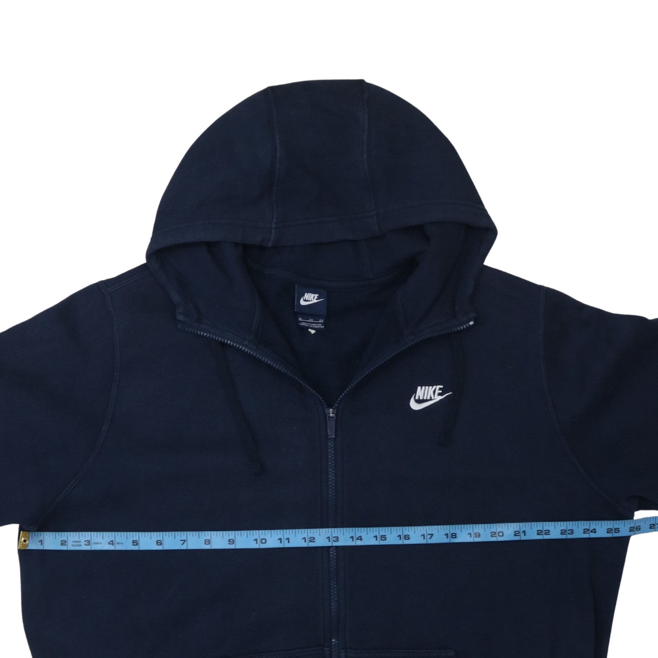 Nike Men's Blue XL Full Zip Hoodie Sweatshirt Fleece