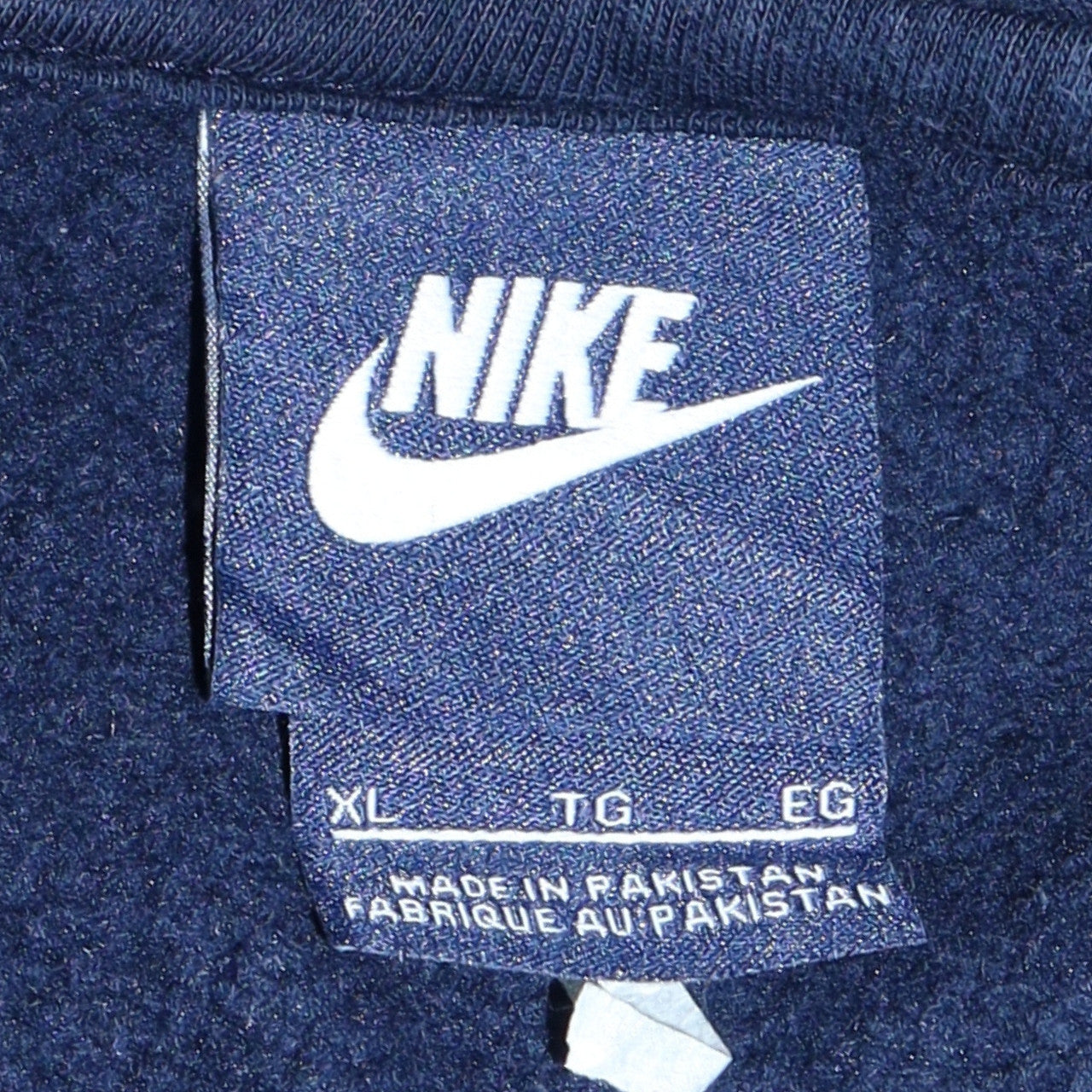 Nike Men's Blue XL Full Zip Hoodie Sweatshirt Fleece