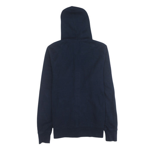 Tommy Hilfiger Men's Blue Full Zip Hoodie Size S Logo Fleece