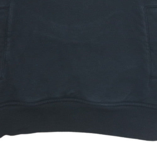 The North Face Boys Black Pullover Hoodie L Cotton Fleece Logo Sweatshirt