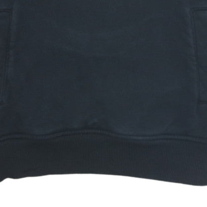 Additional view of The North Face boys’ black pullover hoodie l cotton fleece logo sweatshirt