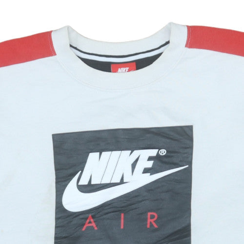 Nike Air Men's Multicoloured Small Pullover Sweatshirt
