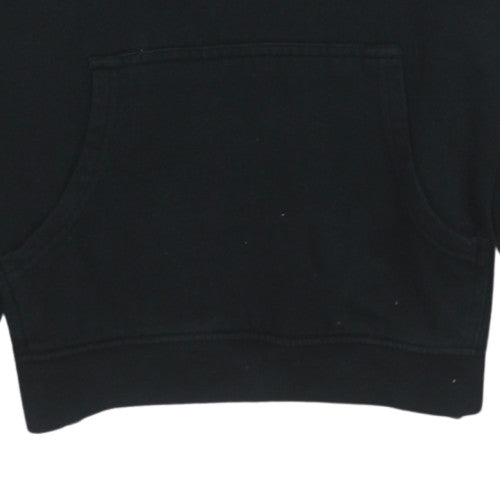 Lyle & Scott Junior Boys Black Pullover Hoodie 14-15 Years Cotton Blend