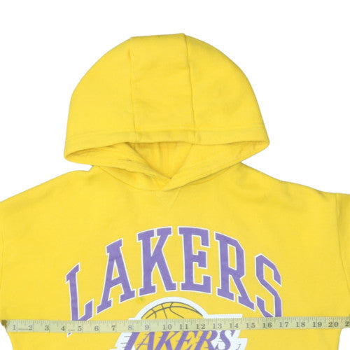 NBA Boys Yellow Los Angeles Lakers Pullover Hoodie 13-14 Years