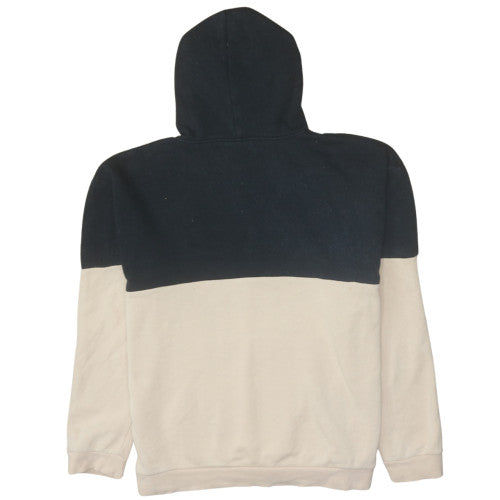 Fila Women's Beige & Black Pullover Hoodie Size L14 Cotton Blend