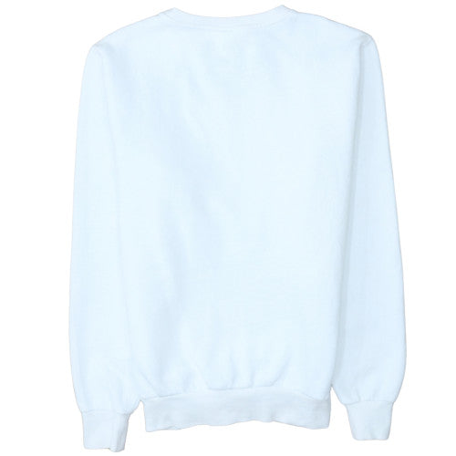 Ellesse Womens White UK 12 Cotton Blend Pullover Sweatshirt
