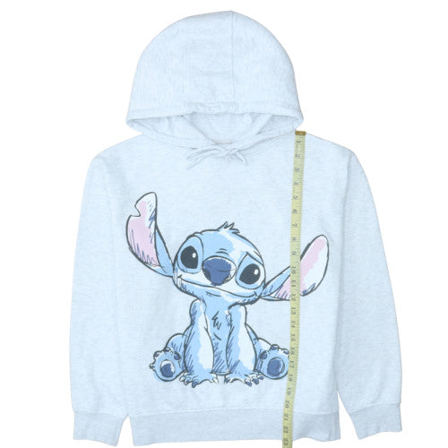 Disney Stitch Womens Light Grey Hoodie Size S Primark Cares Pullover