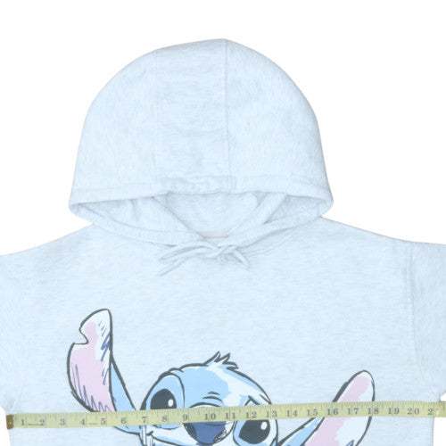 Disney Stitch Womens Light Grey Hoodie Size S Primark Cares Pullover