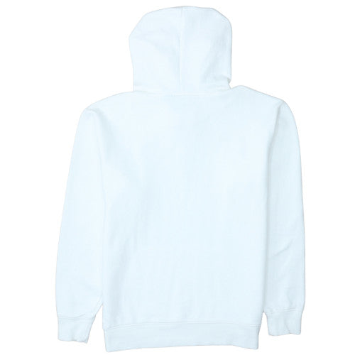 Vans Mens White Small Pullover Hoodie Graphic Print Cotton Blend