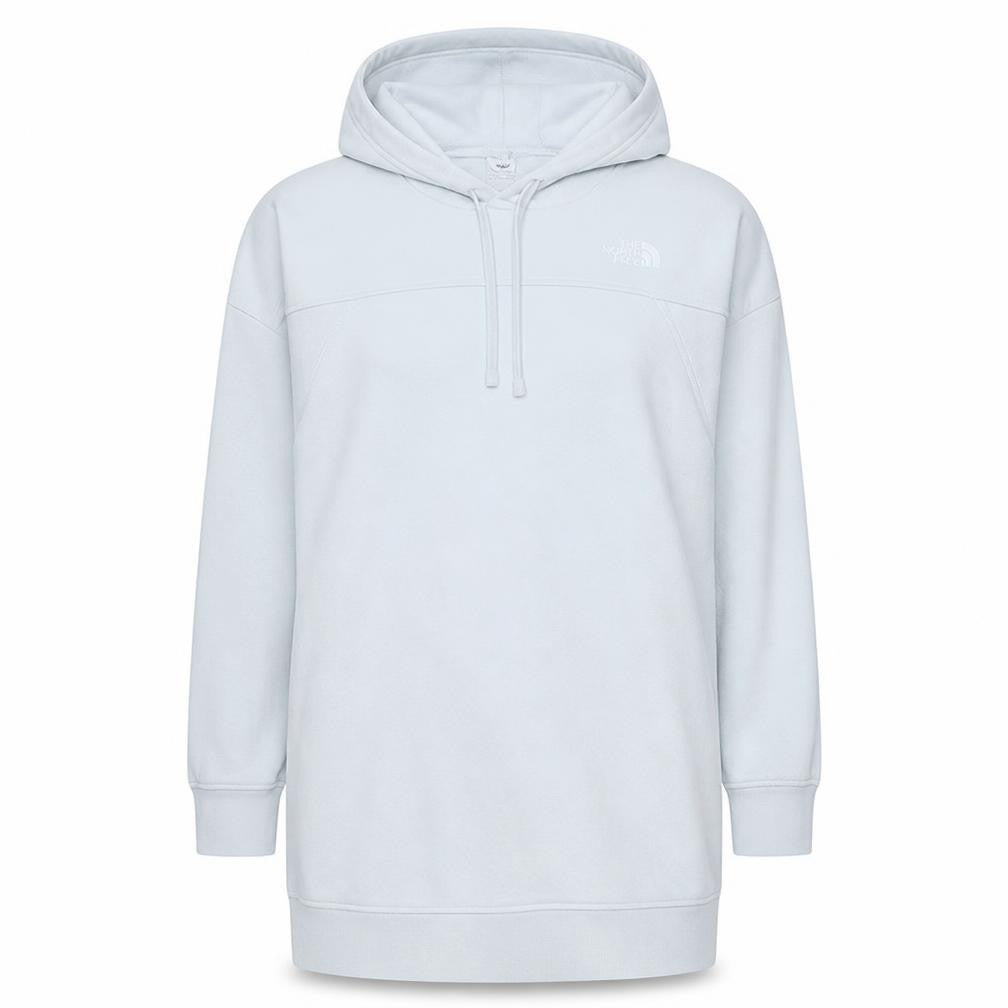 The North Face Womens White Pullover Hoodie Size L Cotton Sweatshirt
