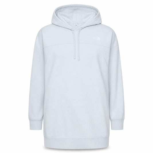 The North Face Womens White Pullover Hoodie Size L Cotton Sweatshirt