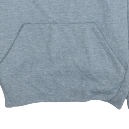 Nike Men's Grey Dri-Fit Logo Pullover Hoodie Size M