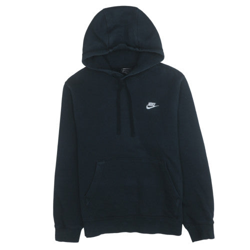 Nike Men's Black Pullover Hoodie L Logo Fleece Sweatshirt