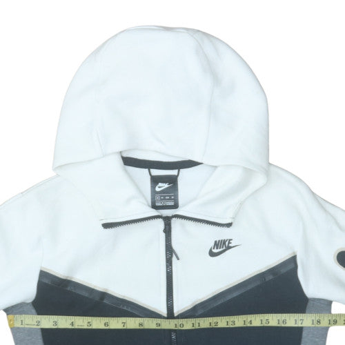 Nike Men's Multicoloured Full Zip Fleece Hoodie XS