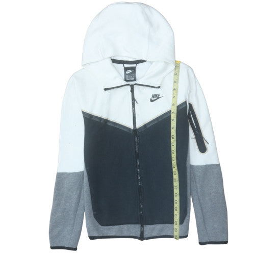 Nike Men's Multicoloured Full Zip Fleece Hoodie XS