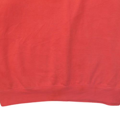 Disney Women's Red Mickey Mouse Pullover Hoodie Medium