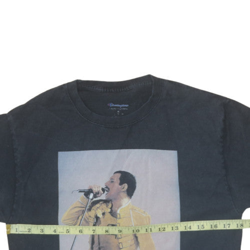 Champion Men's Black Band Graphic Cotton T-Shirt M