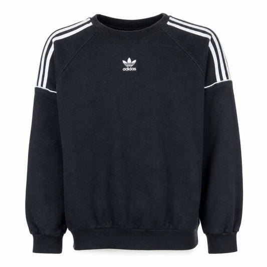 Adidas Men's Black Crew Neck Pullover Sweatshirt Size M