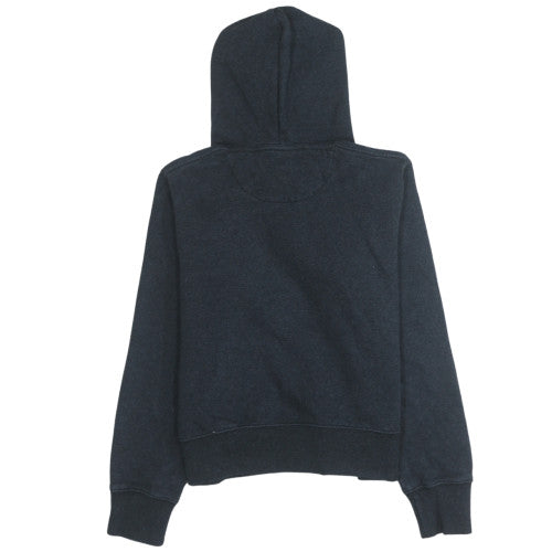 Nike Women Black Pullover Hoodie L Cotton Blend Fleece Logo