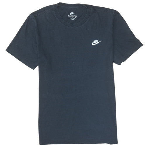 Nike Men's Black Short Sleeve Cotton Logo T-Shirt Medium