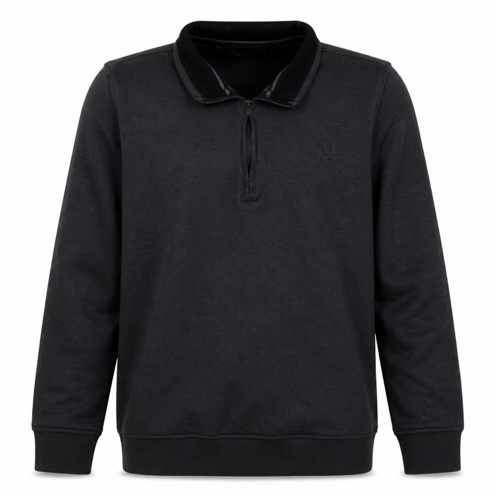 Under Armour Men's Black XL 1/4 Zip Collared Fleece Sweatshirt