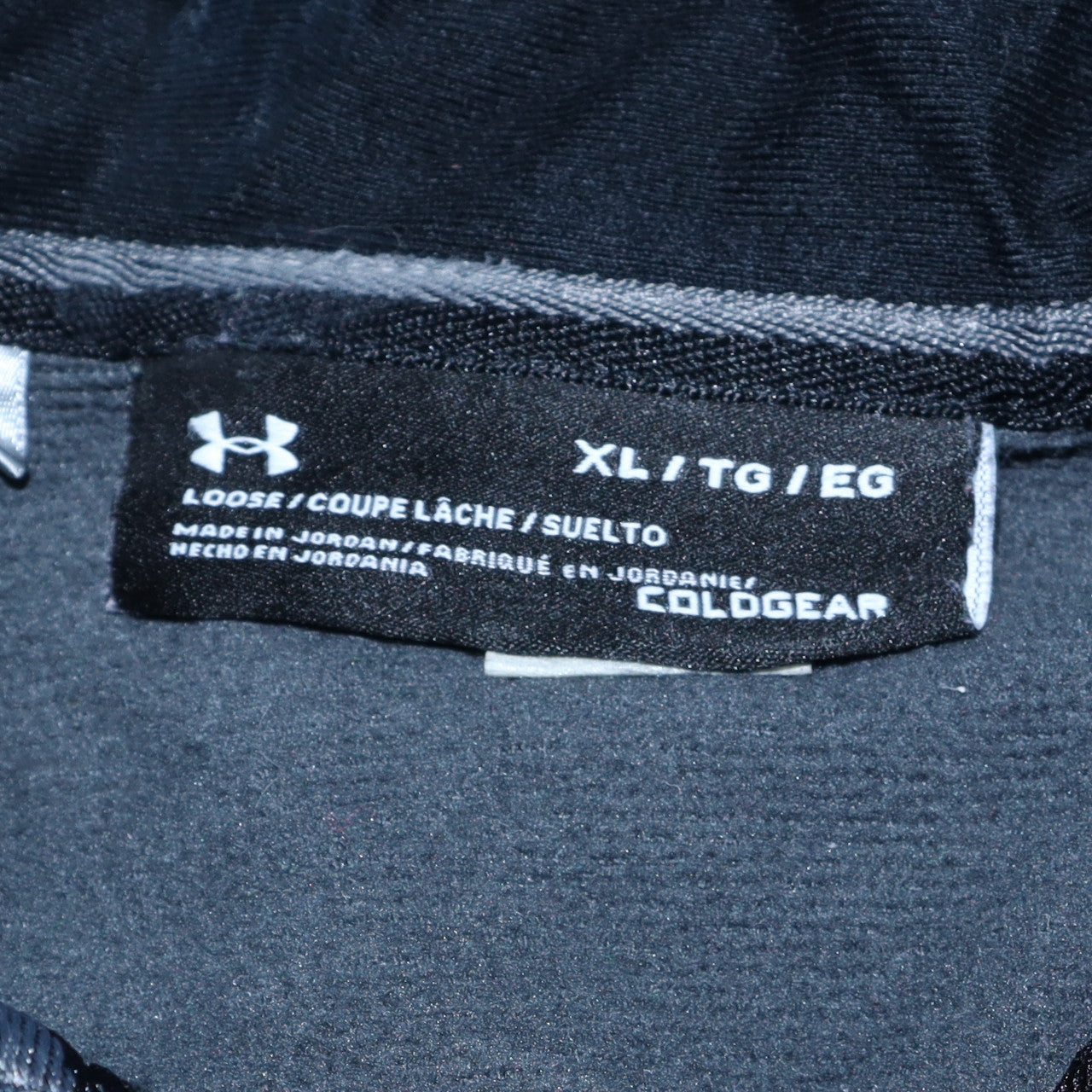 Under Armour Men's Black XL 1/4 Zip Collared Fleece Sweatshirt