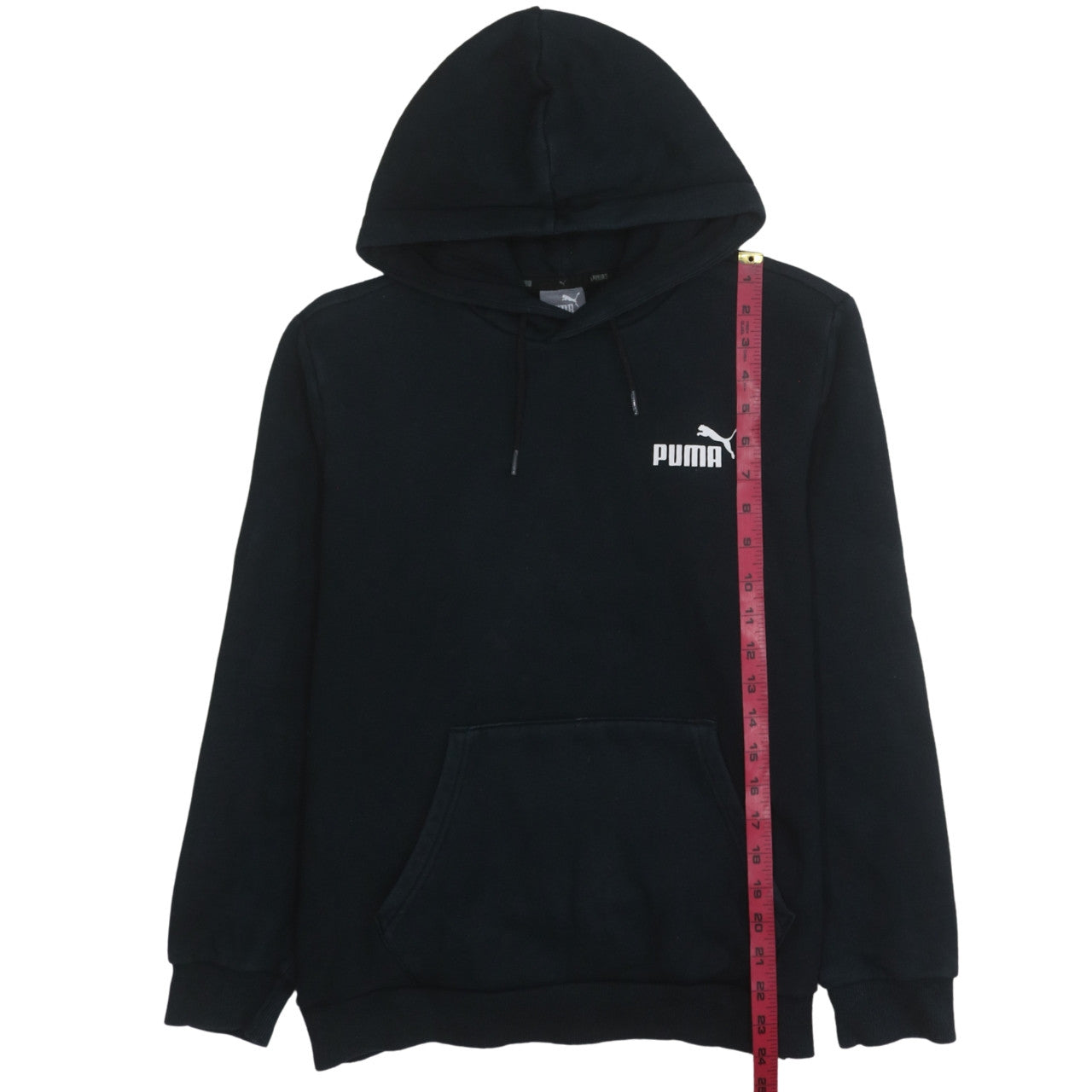 Puma Men's Black Pullover Hoodie Size S Regular Fit Fleece