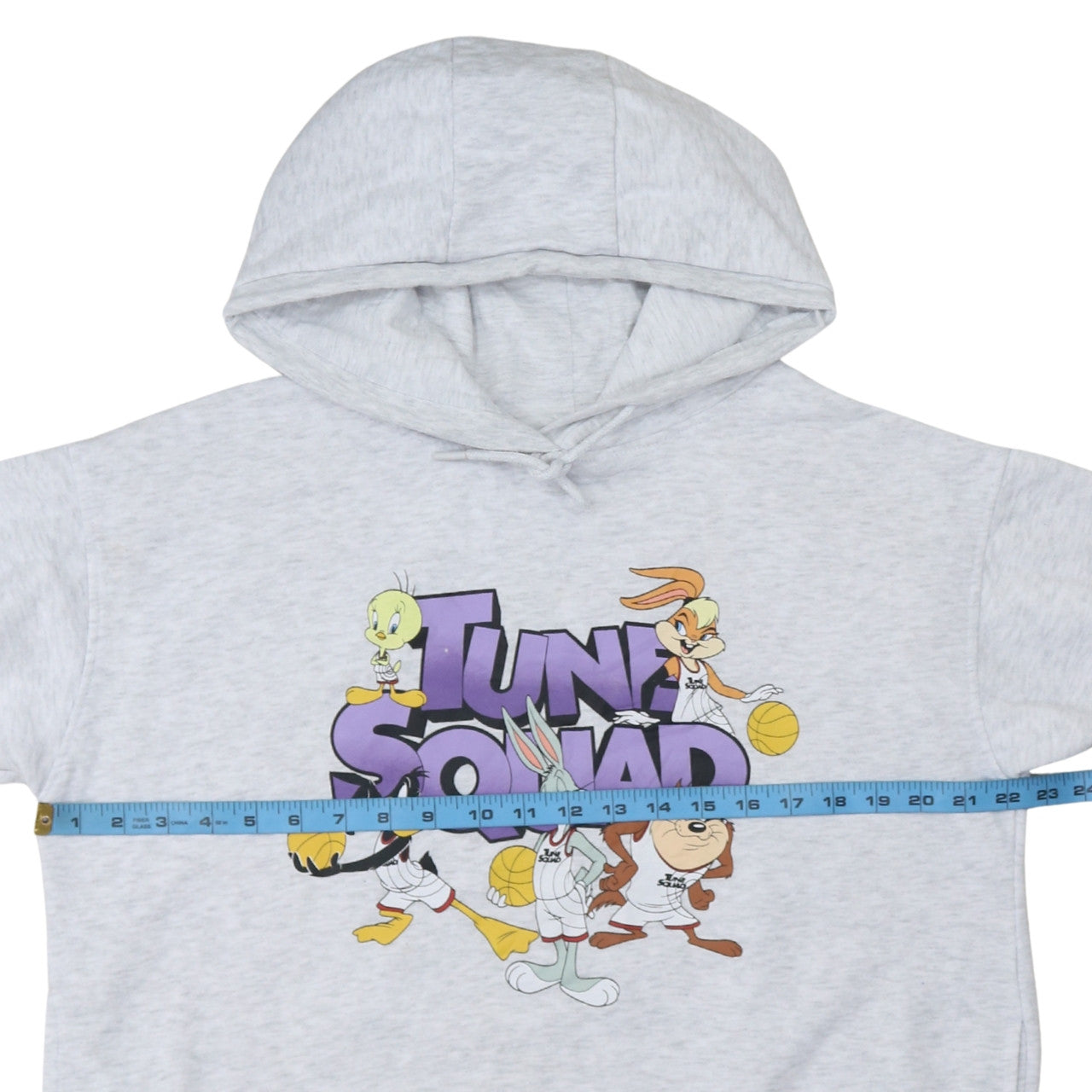 Primark Womens Grey Tune Squad Space Jam Hoodie Size 12/14 Pullover