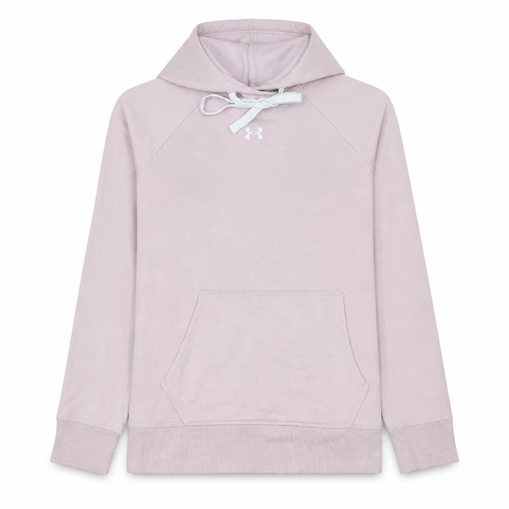 Under Armour Womens Pink Pullover Hoodie Small Relaxed Fit