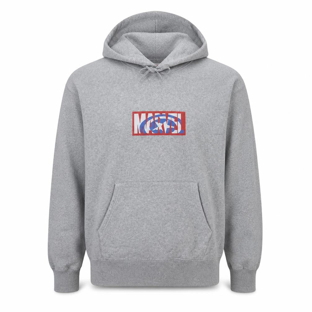 Uniqlo Marvel Men's Grey Pullover Hoodie Size S Regular Fit