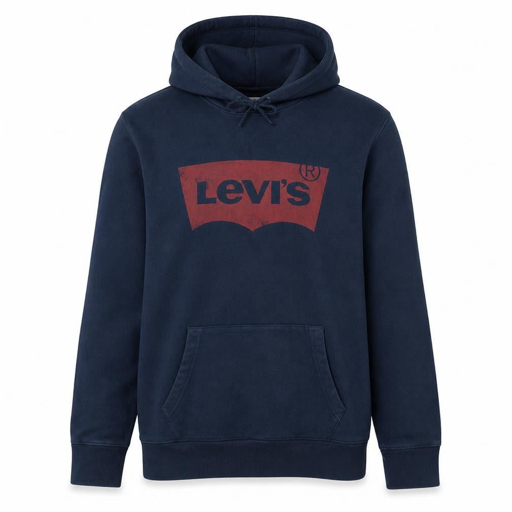 Levi's Men's Blue Logo Pullover Hoodie L Regular Fit