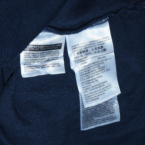 Levi's Men's Blue Logo Pullover Hoodie L Regular Fit