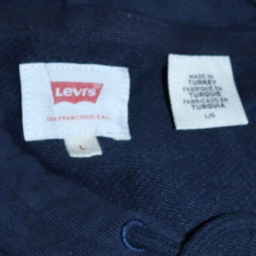 Levi's Men's Blue Logo Pullover Hoodie L Regular Fit