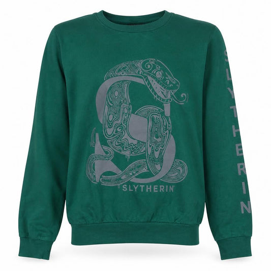 Primark Men’s Green Slytherin Harry Potter Pullover Sweatshirt Size S