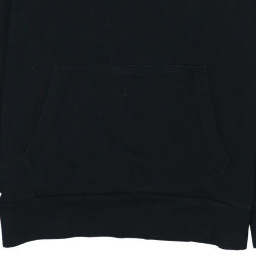 Levi's Mens Black Pullover Hoodie M Graphic Logo Fleece
